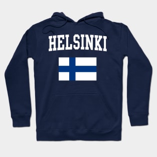 Helsinki Finland Finnish Flag Hoodie